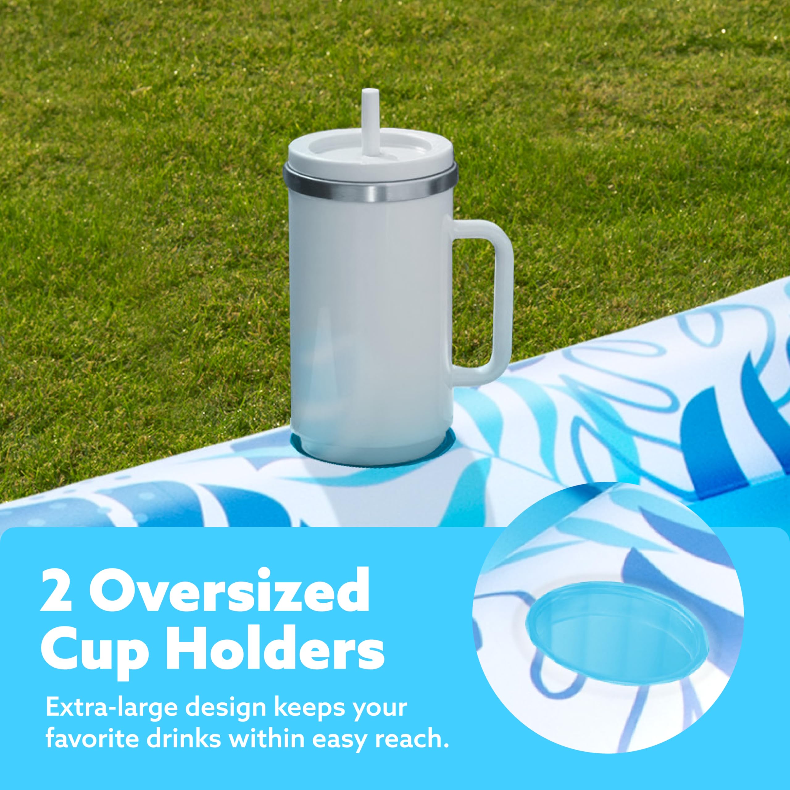 Sloosh UV resistant PVC material ensures durable pool float quality