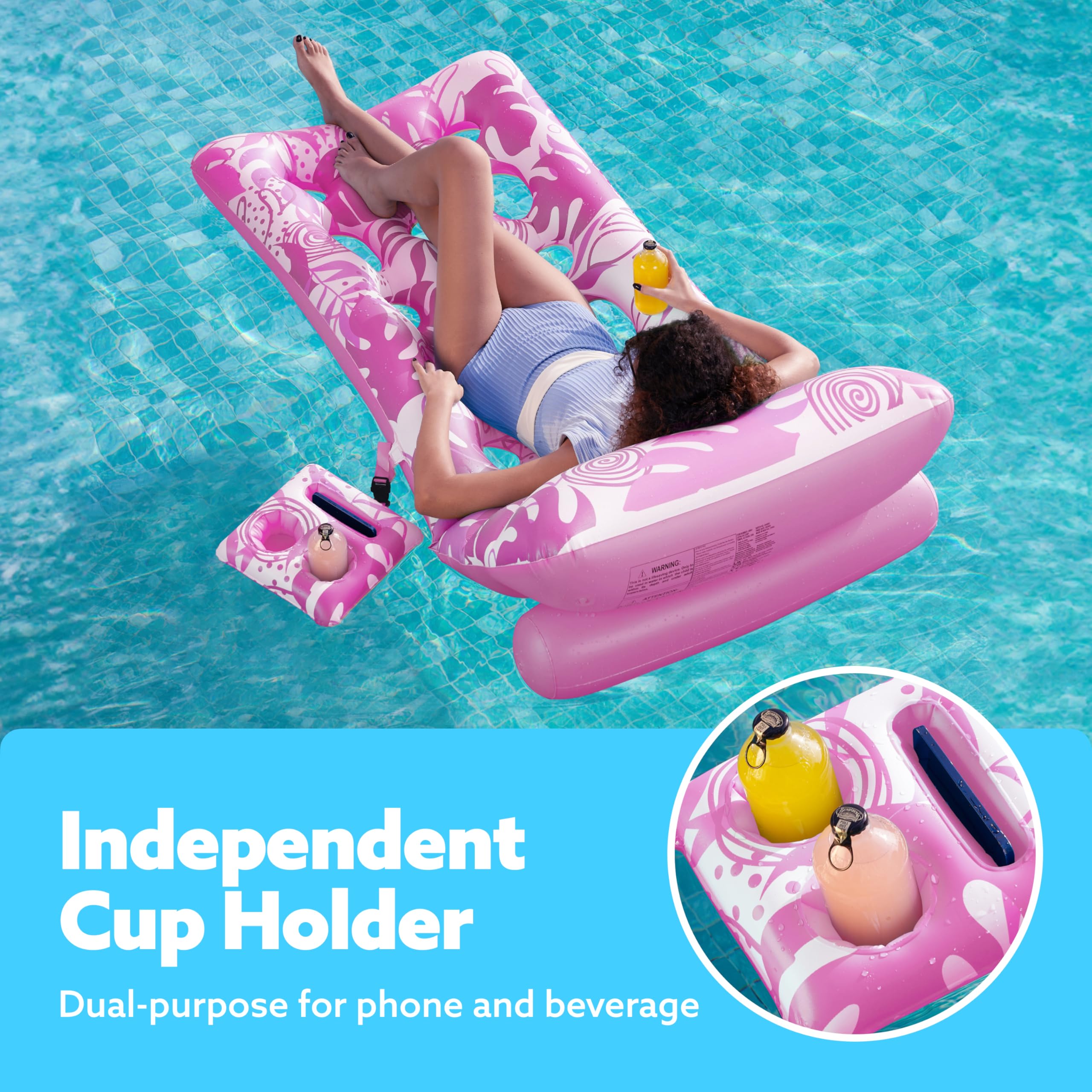 Sloosh water flow vents provide cool comfort while reclining