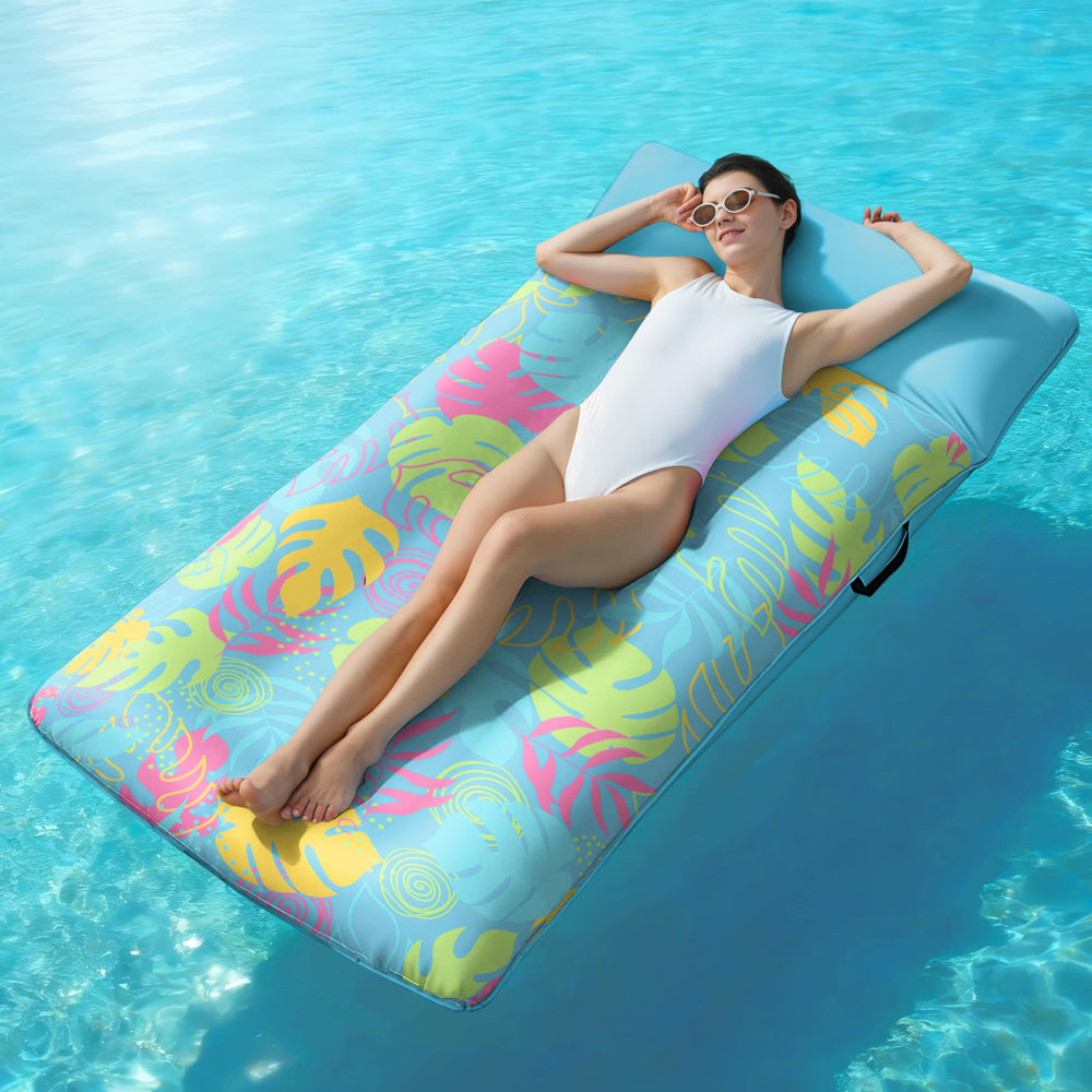 SLOOSH XL fabric lounger 68x34 inches for luxurious poolside lounging.