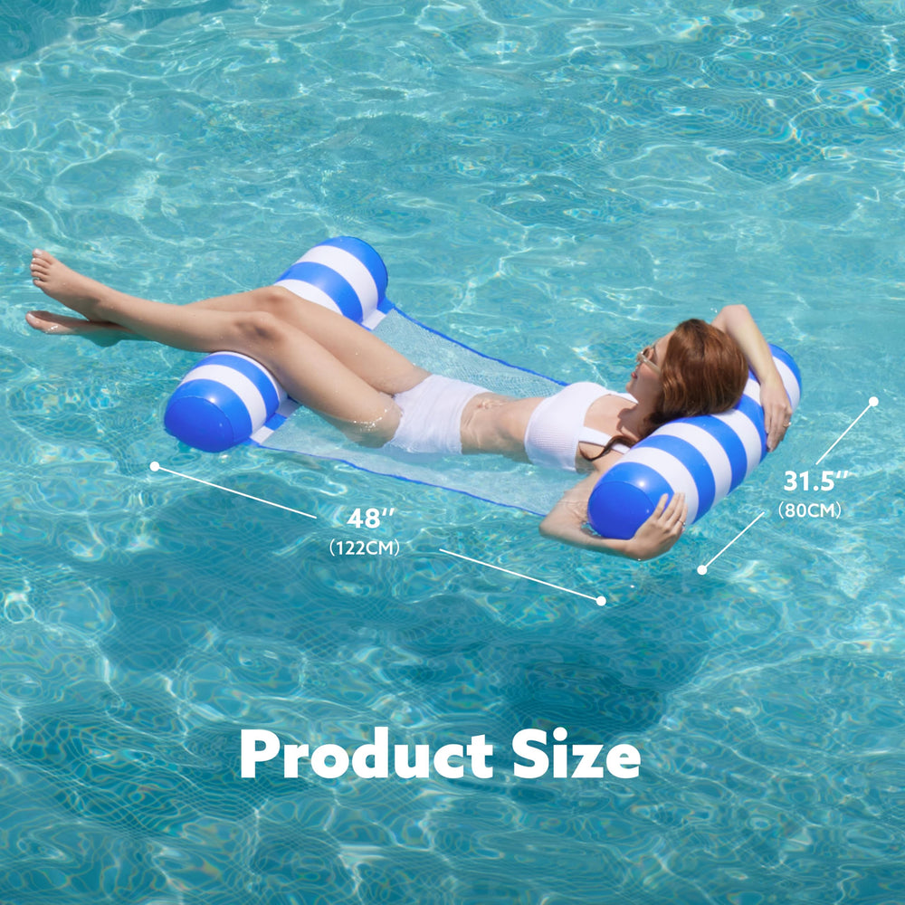 Sloosh2 blue navy float adds stylish poolside vibe.