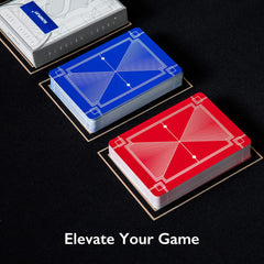 SLOWPLAY blue deck of plastic poker cards for durable play