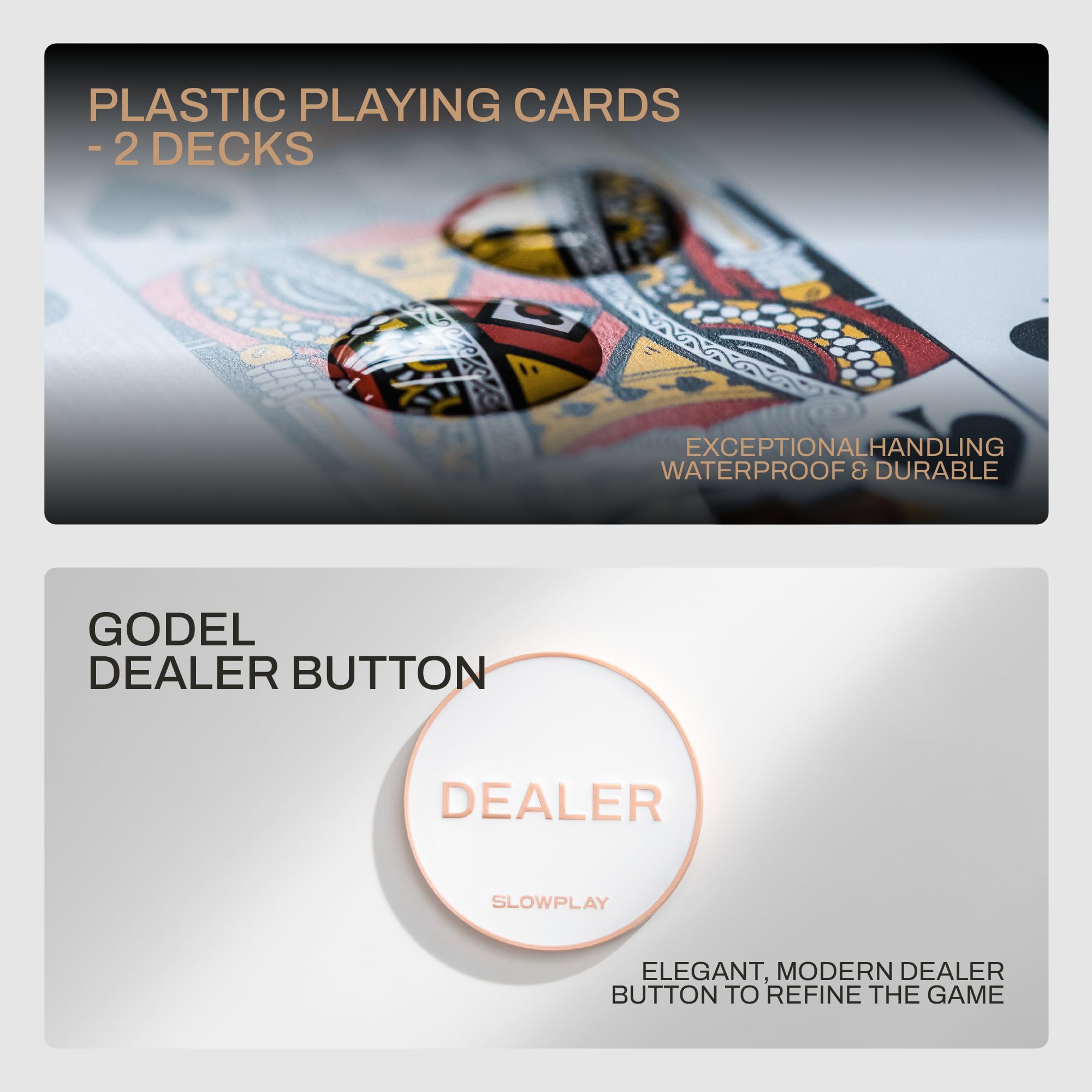 SLOWPLAY Godel chip artwork with symmetrical pattern and vivid colors for stylish play.