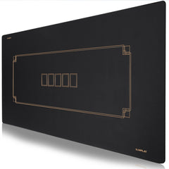 Slowplay Godel poker mat rolled for easy storage and portability.