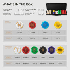 SLOWPLAY Godel Texas Hold’em setup with dealer card and gameplay-ready kit.