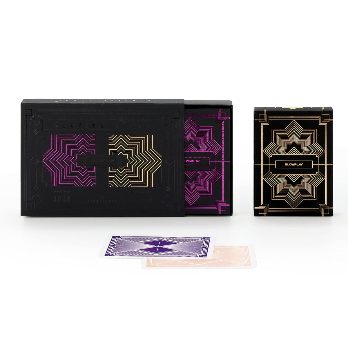 Slowplay purple deck with jumbo index for quick at-a-glance reference