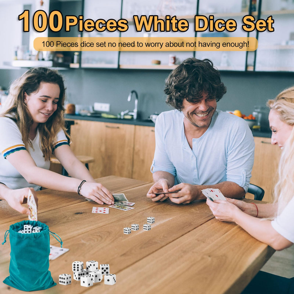 SLSESIN acrylic dice durable construction for classroom and home gaming.
