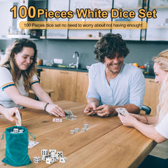 SLSESIN acrylic dice durable construction for classroom and home gaming.