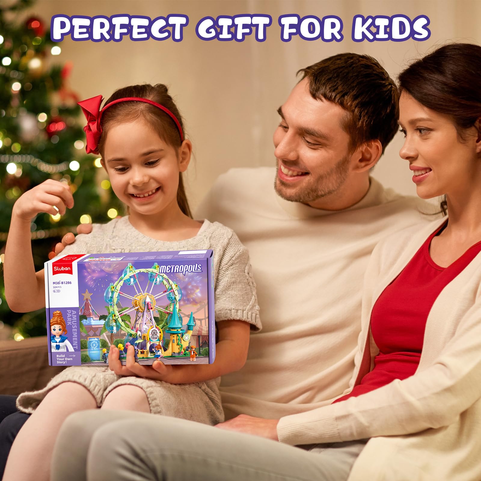Sluban Gift Box Packaging signals a ready-to-gift, exciting unboxing experience.