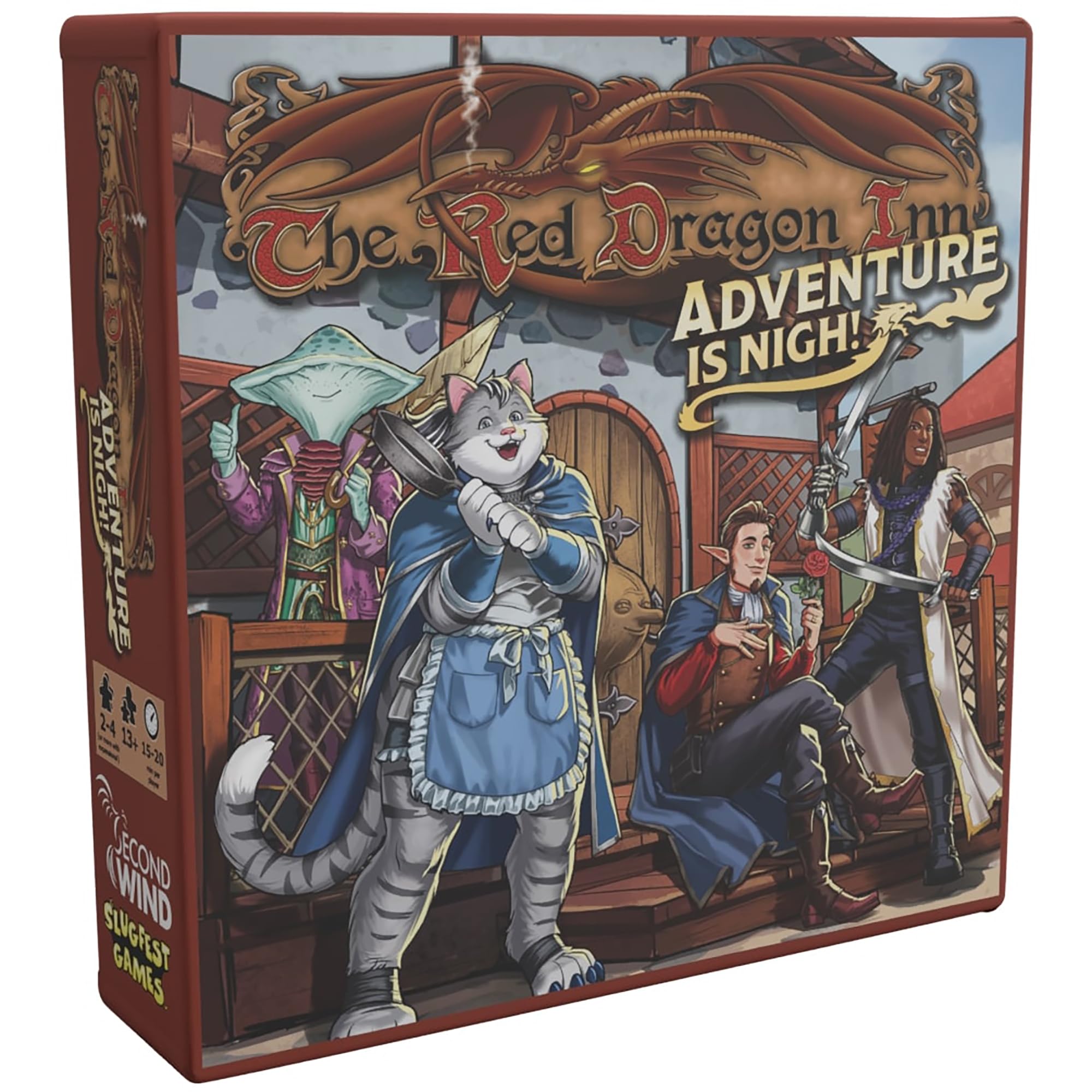 SlugFest Games Mortimer portrait, a clever adventurer for social tavern play