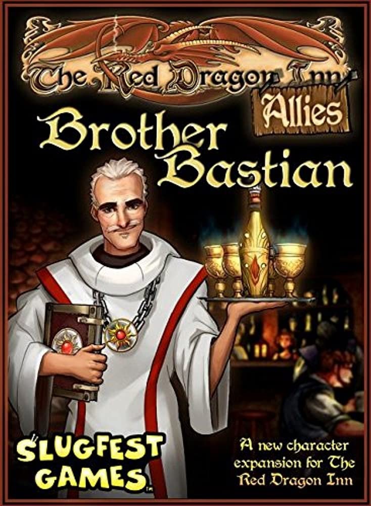 Slugfest Games Brother Bastian card adds flexible prayers to Red Dragon Inn gameplay