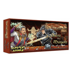SlugFest Games Red Dragon Inn Ohava vs Murgath card art highlighting new ally dynamics.