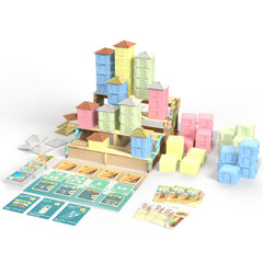 SlugFest Positano block tiles emphasize placement choices and sea-view scoring potential.