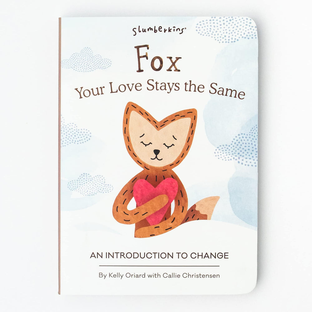 Slumberkins board books 5x7 shown for shared reading during transitions.