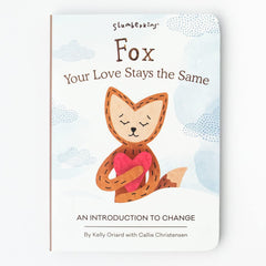 Slumberkins board books 5x7 shown for shared reading during transitions.