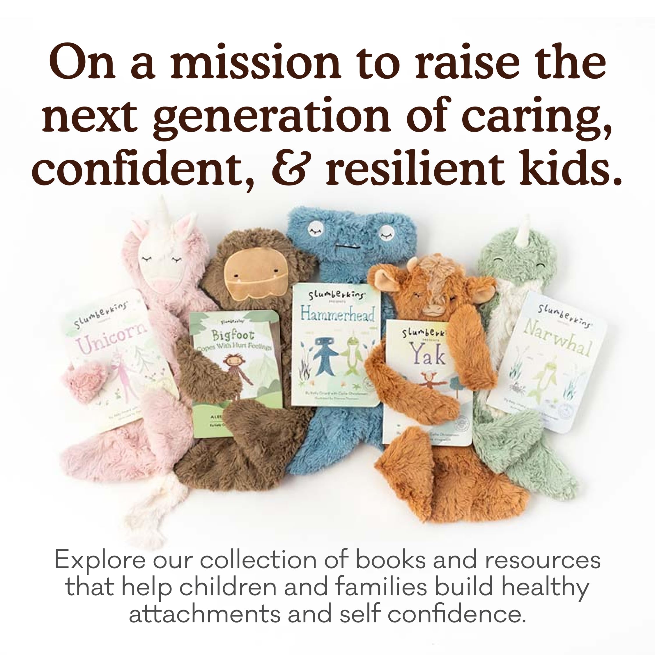 Slumberkins brand award feature adds trusted toy appeal.
