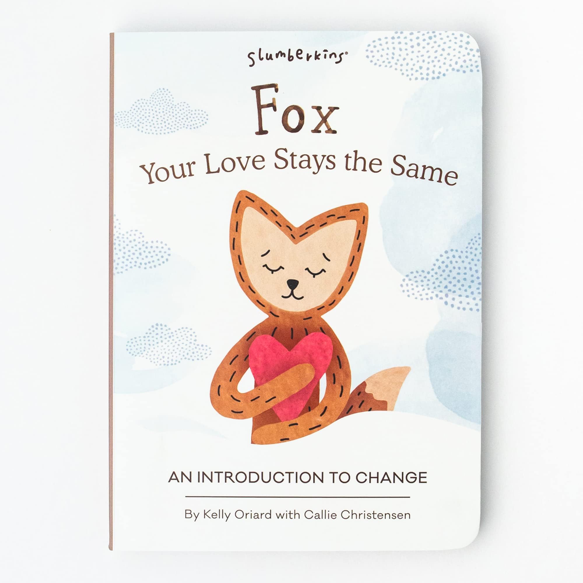 Packaging for Slumberkins Fox Kin bundle presents a gift-ready experience.