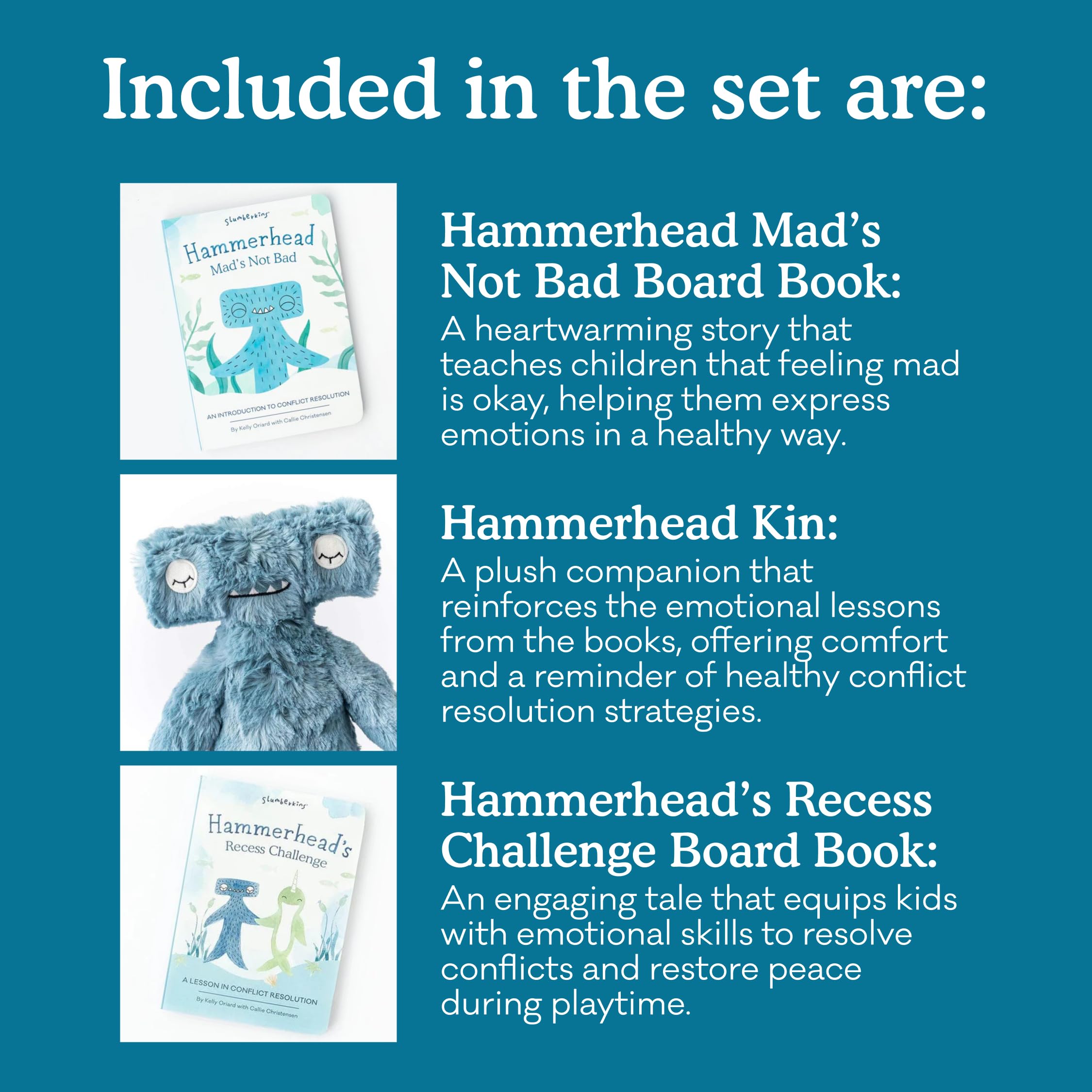 Hammerhead Kin cuddle companion supports smooth transitions and comfort during daily routines.