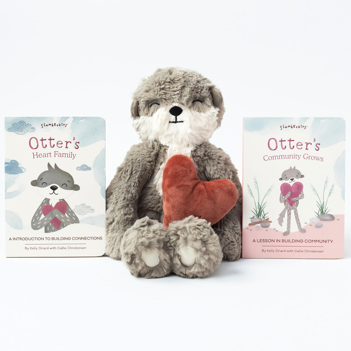 Slumberkins Otter Kin plush in soft velvety minky for cozy snuggles