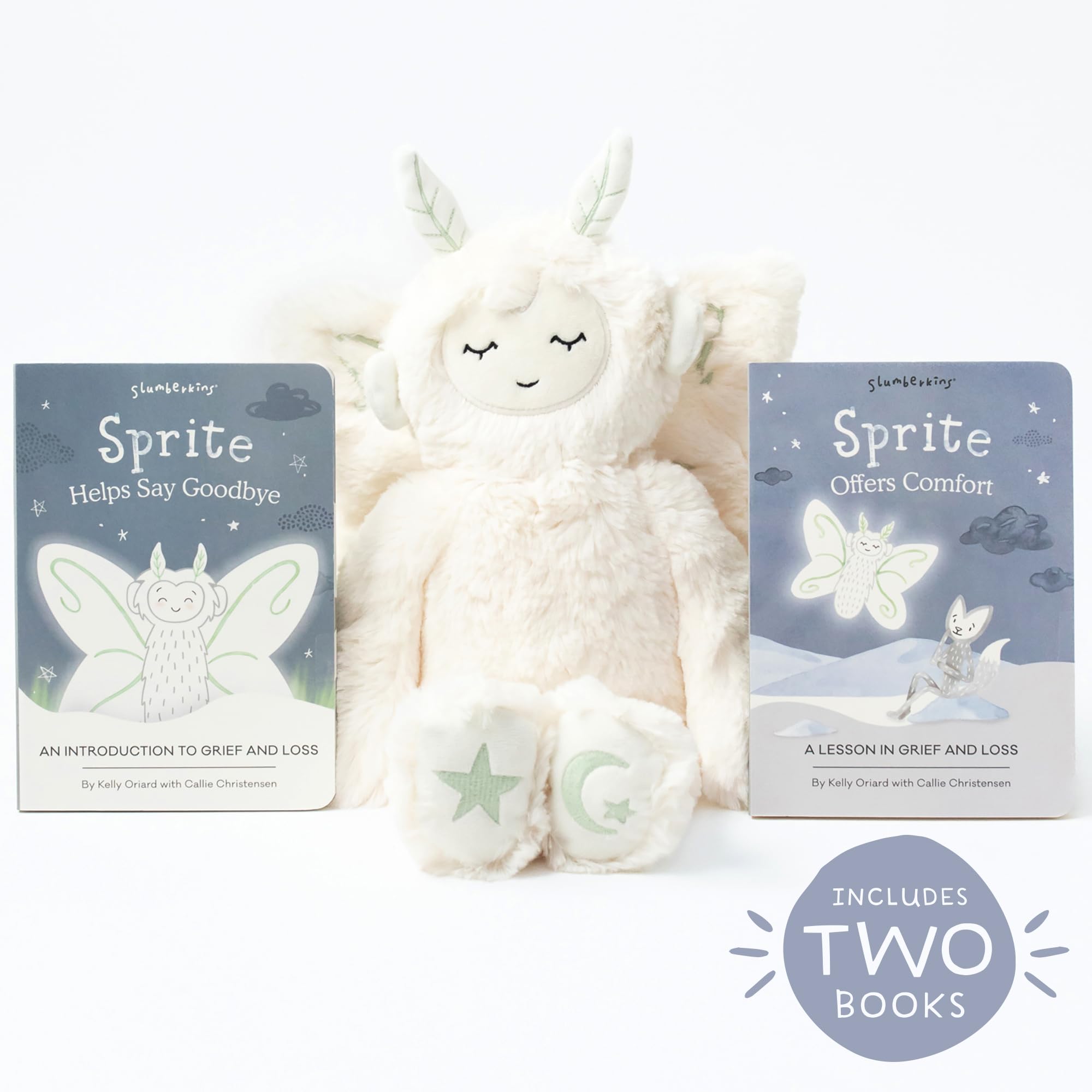 Slumberkins Sprite Kin plush close-up showing ultra-soft minky fabric.