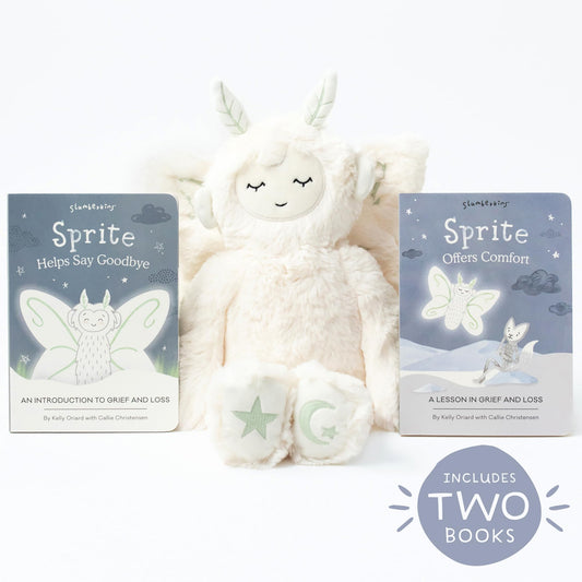 Slumberkins Sprite Kin plush close-up showing ultra-soft minky fabric.