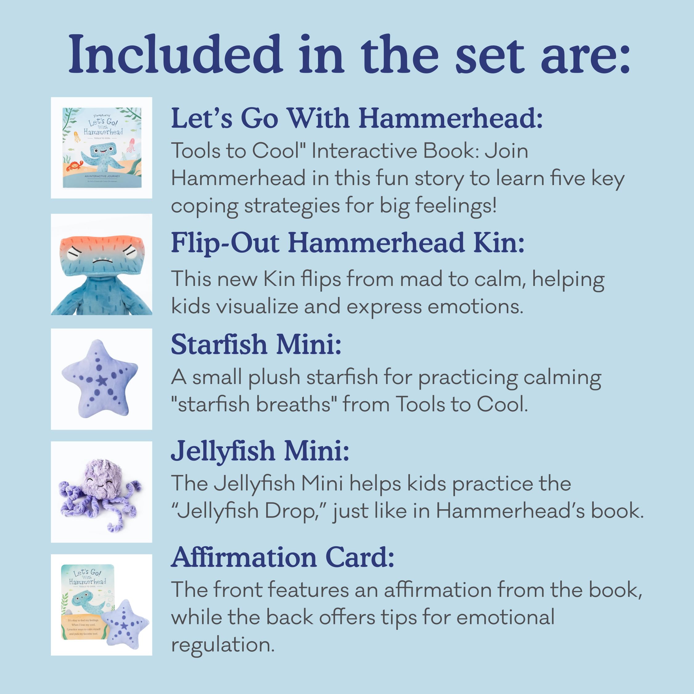 Slumberkins Starfish Mini as a friendly prompt for emotion labeling