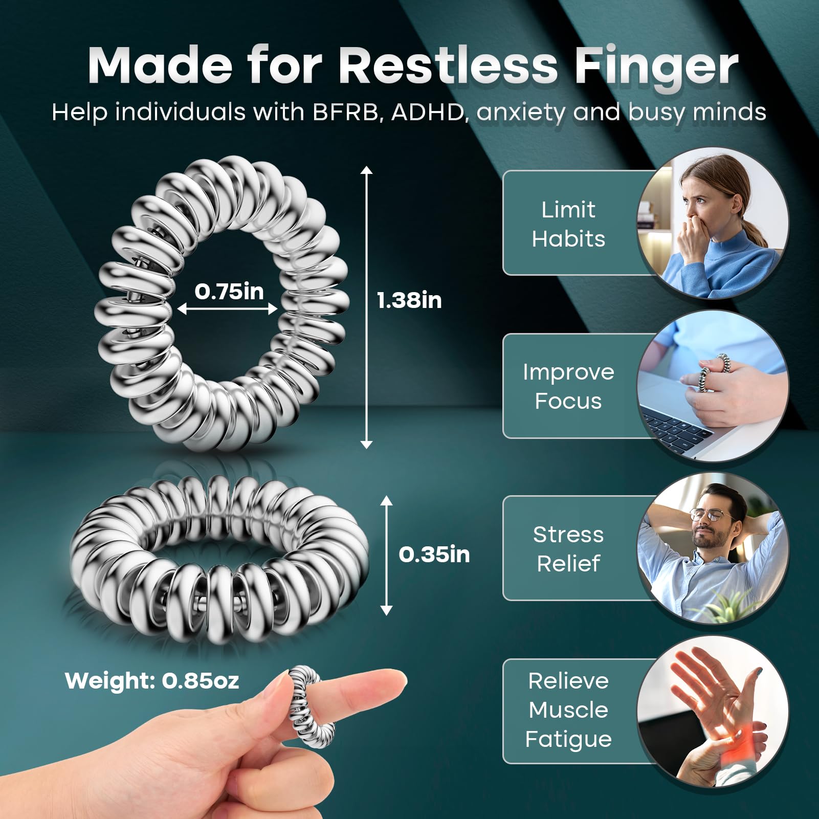 Small Fish durable stainless steel ring built for daily wear.