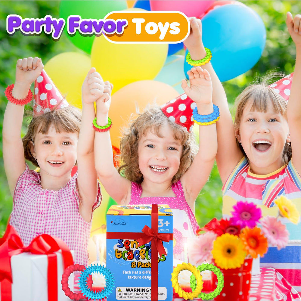 Small Fish gift-ready sensory bracelet set for kids and adults