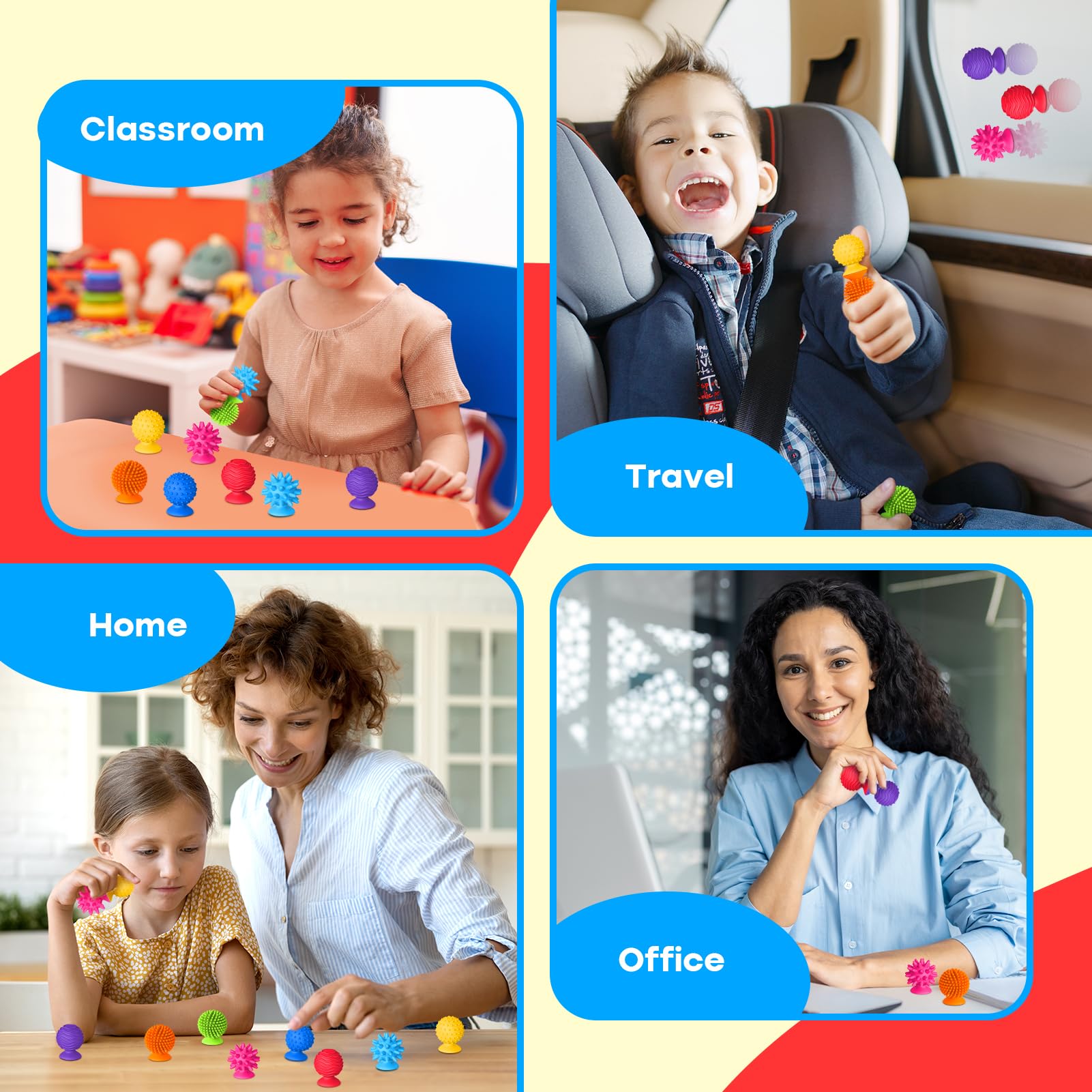 Small Fish gift-ready sensory toy set boosts playtime and stress relief options.