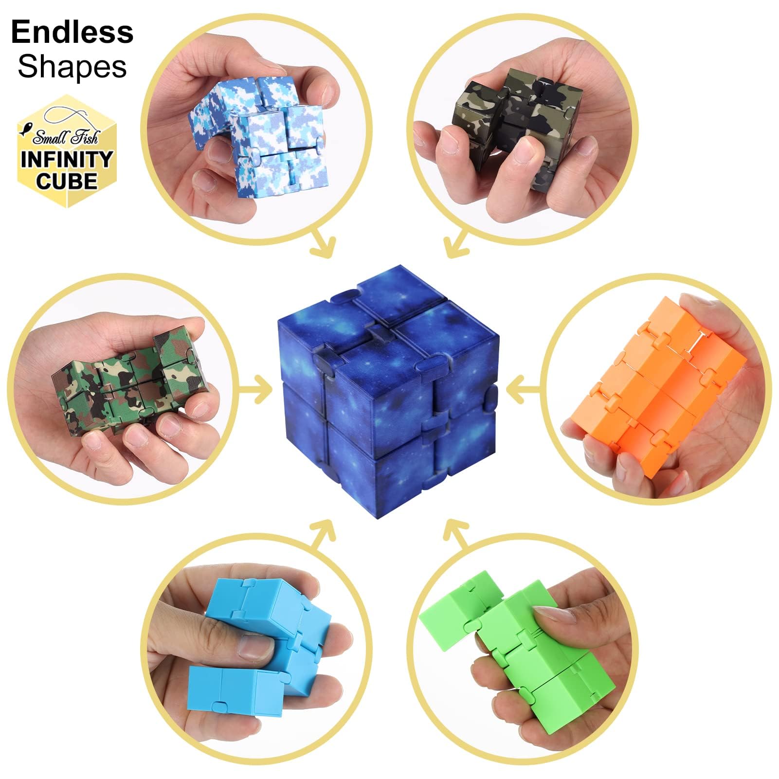 Small Fish Infinity Cube Toy durability tested for daily use.