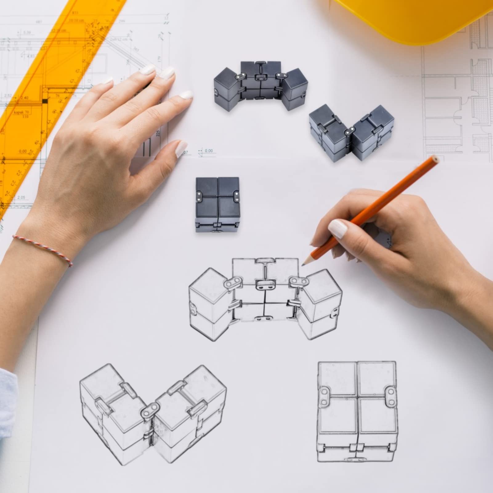 Small Fish Infinity Cube pocket-size gadget fits in palm