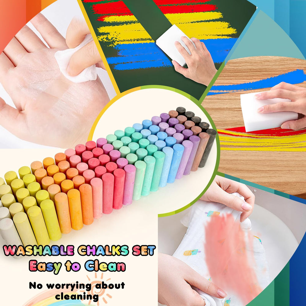 Small Fish outdoor chalk enables creative activities at parties, camps, or classrooms.