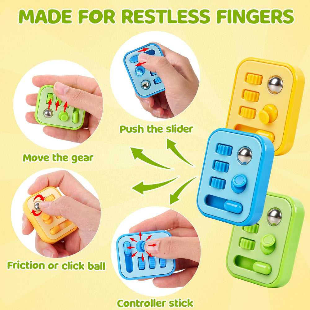 Small Fish rocker fidget toy colorful and quiet for classroom calm
