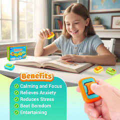 Small Fish rotating dial toy for calm focus and quiet play