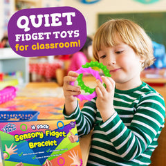 Small Fish Sensory Bracelet pack offers durable, hygienic fidget options