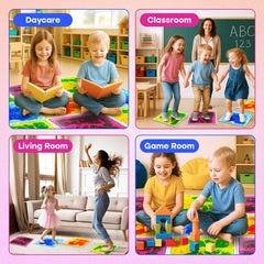 Small Fish anti-slip backing keeps tiles in place during active play