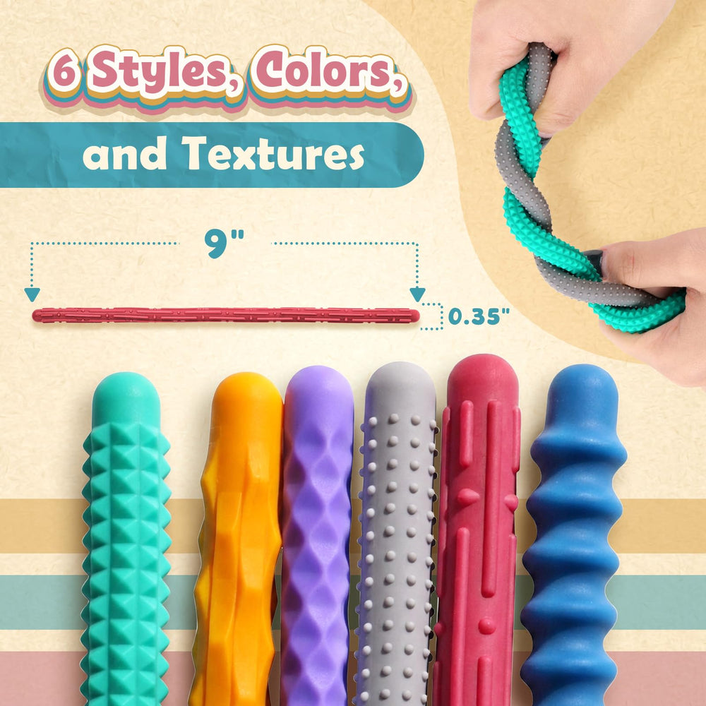 Small Fish smooth-edges fidget stick offers gentle hand-friendly use