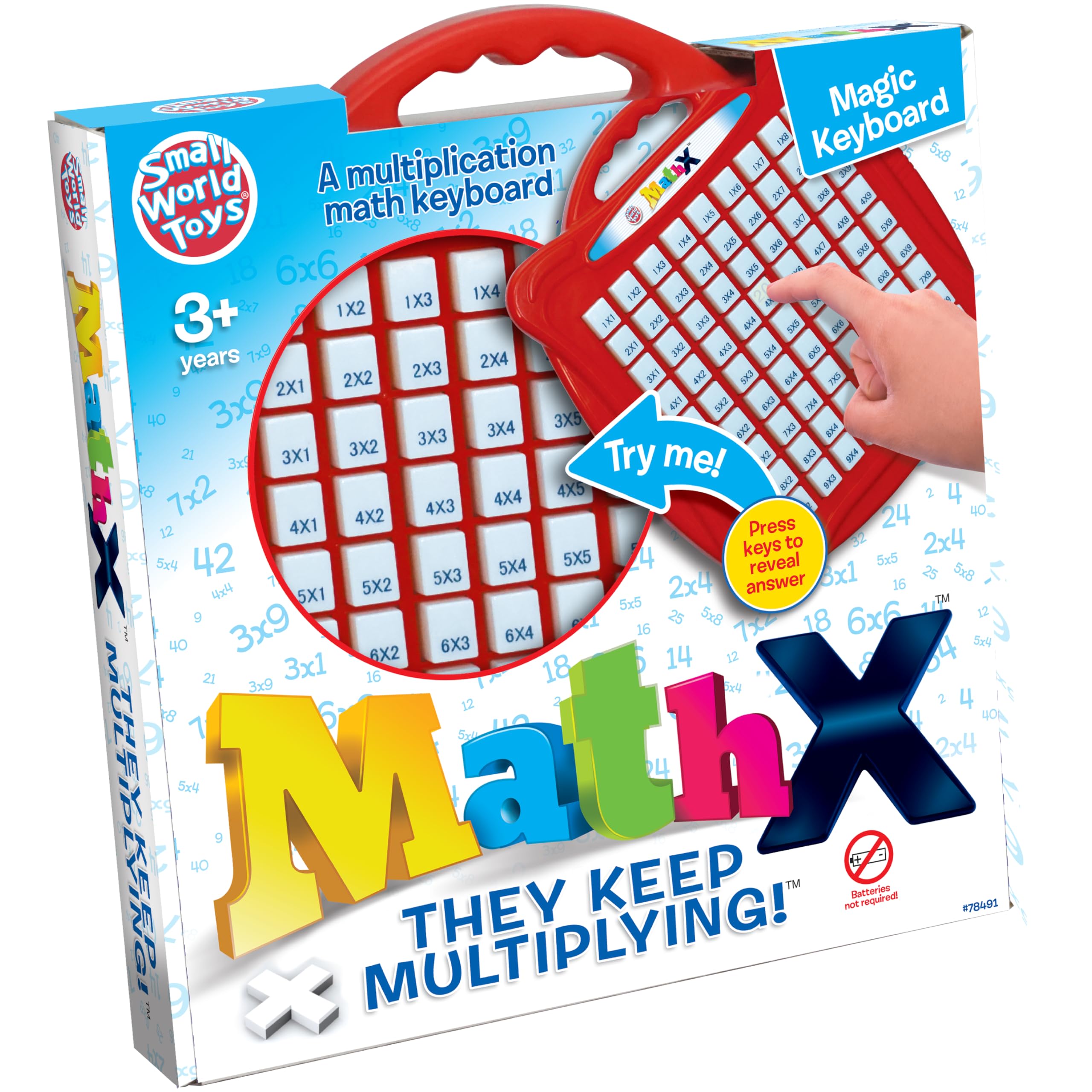 Small World Toys Multiplication Machine front view for hands-on math practice