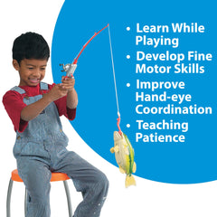 Toddler travel fishing pole from Small World Toys for on-the-go fun