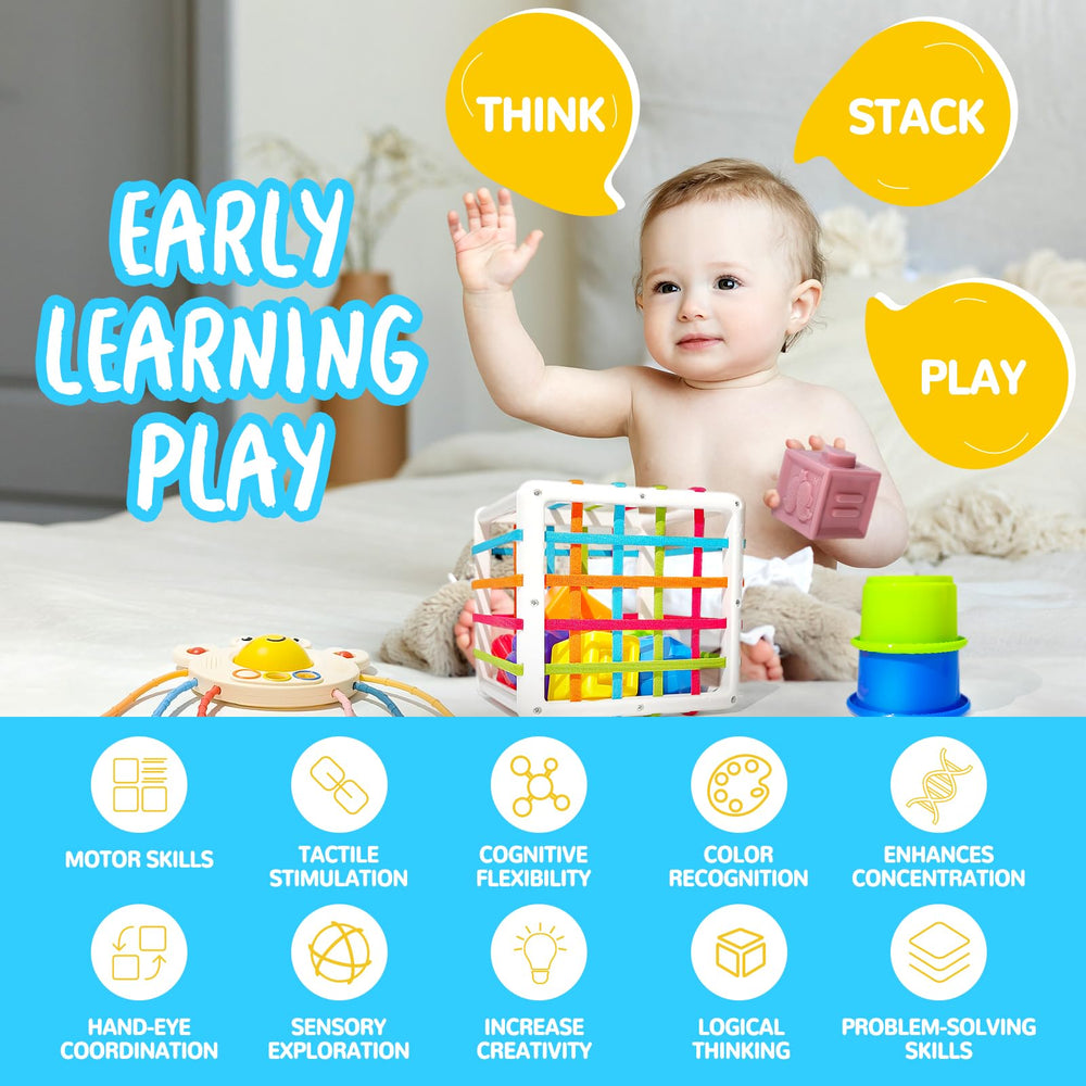 Smallzi toddler sensory bin—bright textures spark curiosity and exploration.