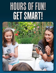 Smart Cards pocket travel-friendly game supports on-the-go fun.