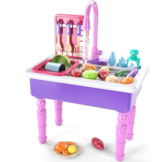 SmartChef play kitchen sink toy showing immersive washing play for kids