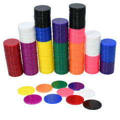 Smartdealspro 300pcs 1 inch counting counters in bright colors for classroom math activities