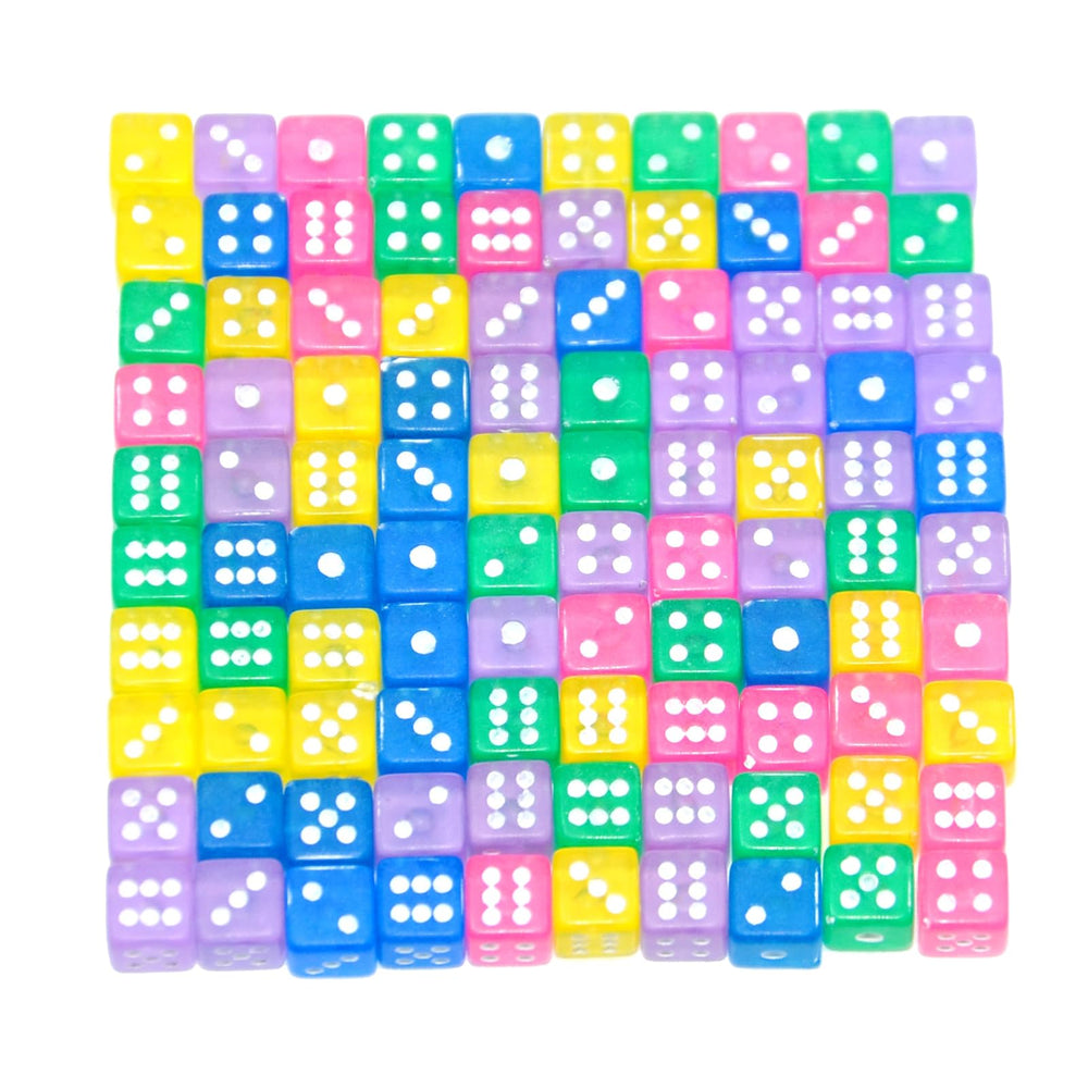 SmartDealsPro ABS-dice offer smooth rolls with durable, kid-friendly composition