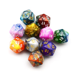 Smartdealspro acrylic D20 dice are durable and long-lasting for game nights