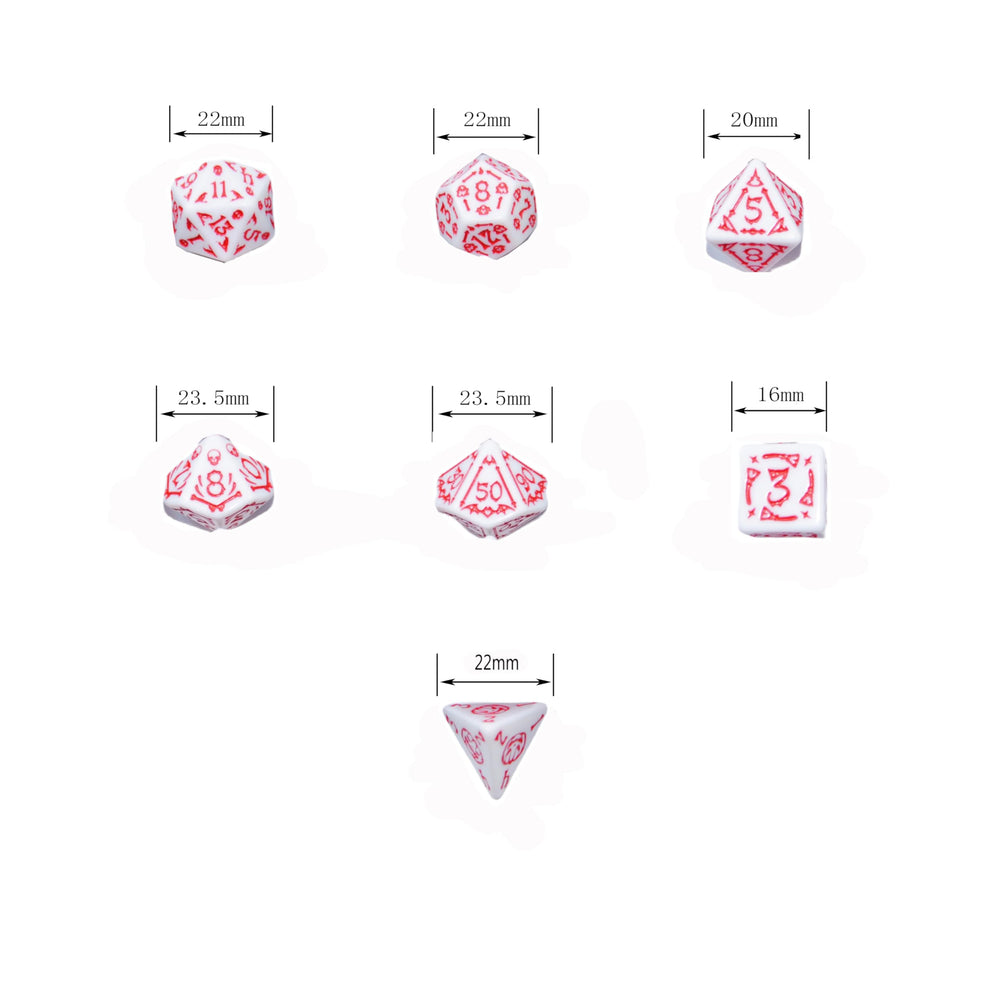 Smartdealspro acrylic dice with large golden numbers for easy reading.