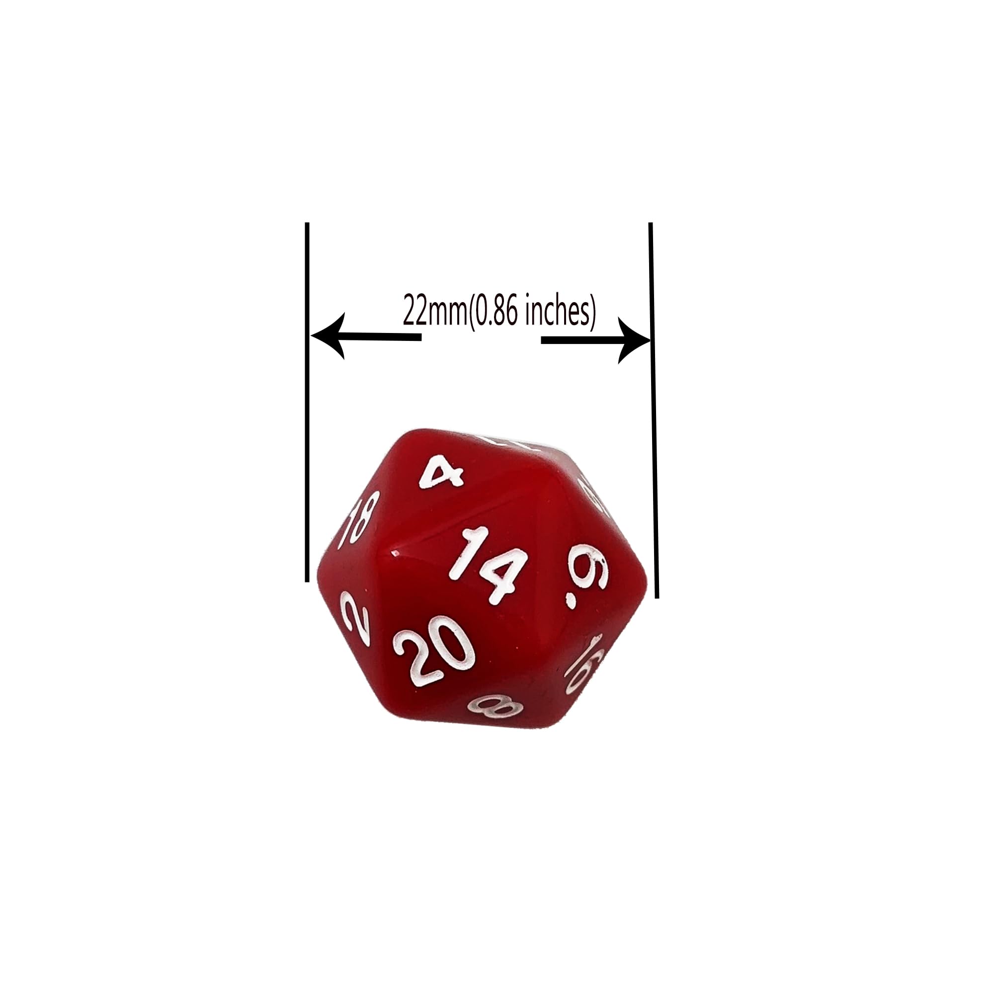 SmartDealsPro D20 pearl-pattern dice add a premium look to table games