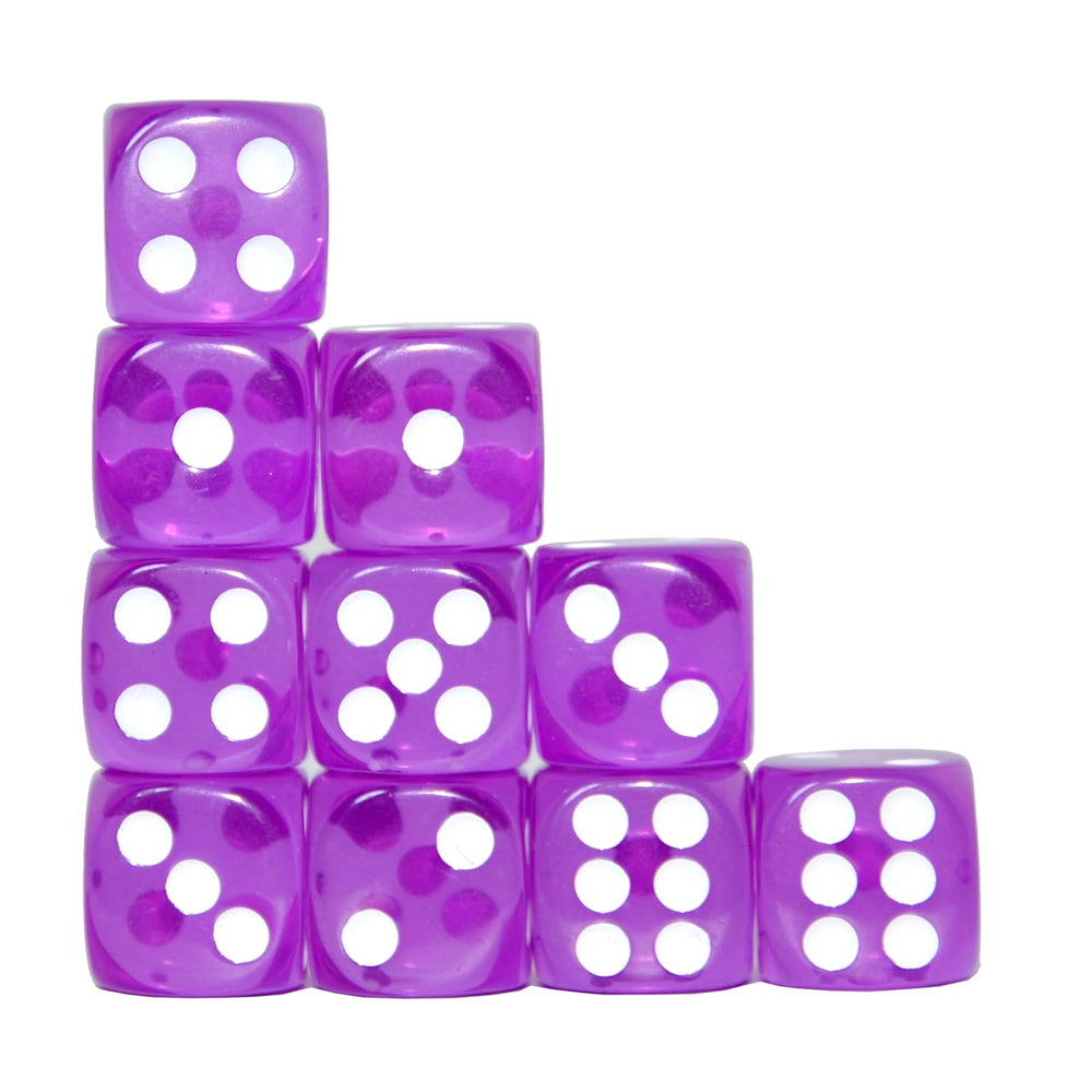 SmartDealsPro purple dice set used for teaching math with hands-on play