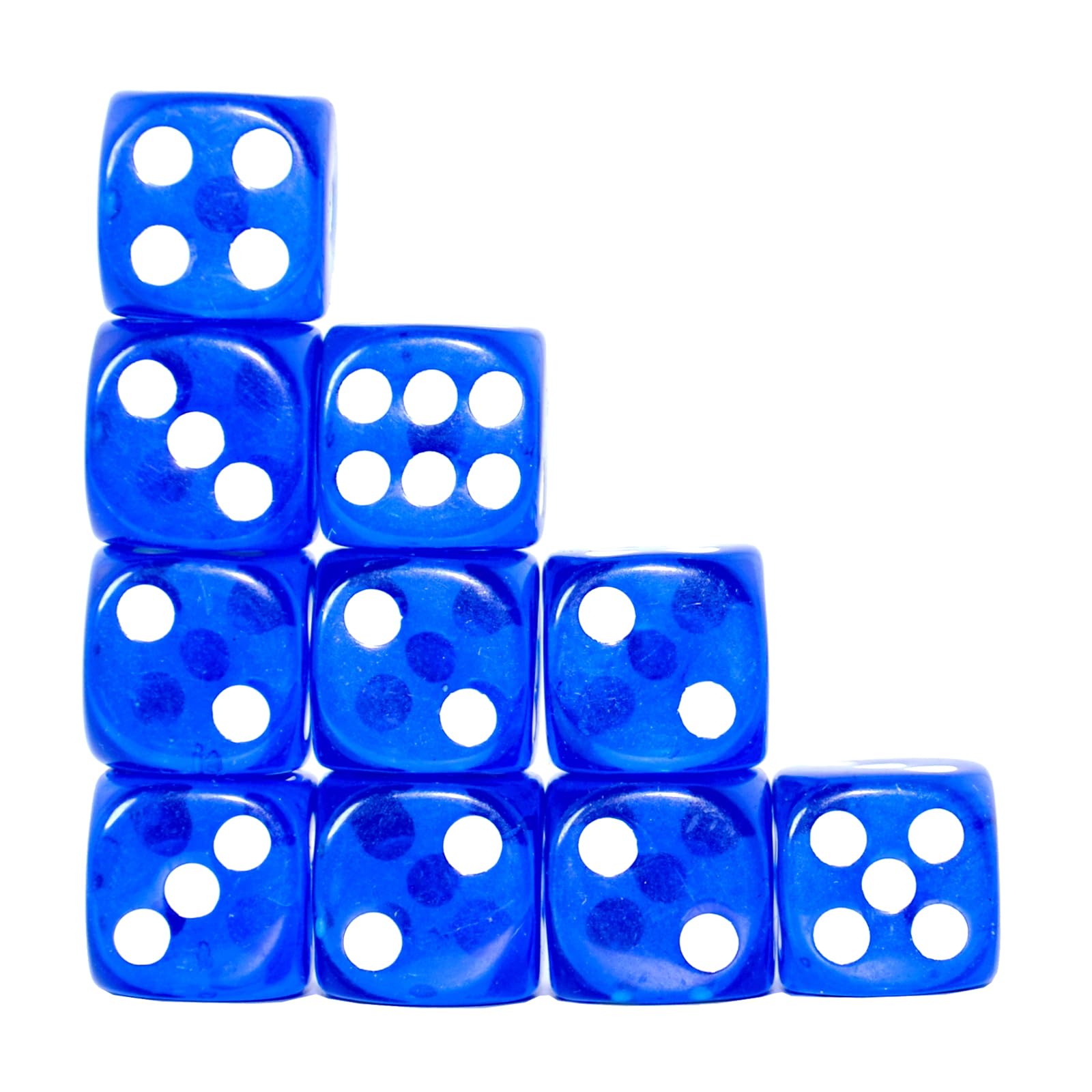 SmartDealsPro blue D6 dice support probability practice in classroom or home.