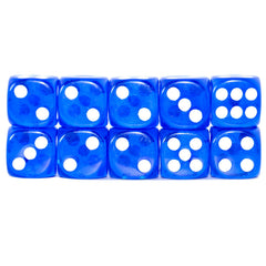 SmartDealsPro blue D6 dice suited for MTG, Yahtzee, Tenzi, and more.