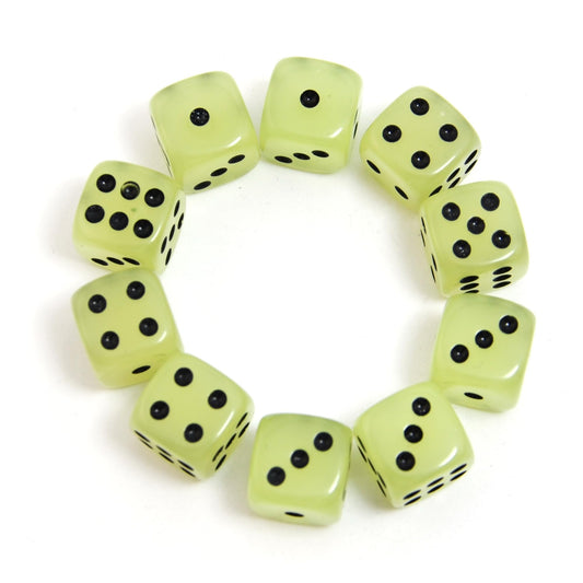 Smartdealspro glow D6 dice illuminate MTG tabletop play.